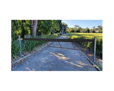 Heavy Duty Industrial Swing Gate - Manual (Black)