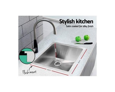 Cefito - Kitchen Sink 510 W x 450 D Stainless Steel