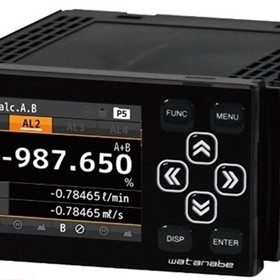 2 Channel Input Digital Panel Meters for Rotation, Speed and Flow Rate