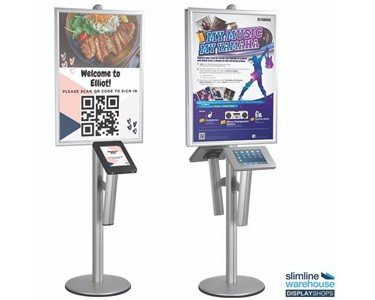 iPad Stand Kiosk with Poster Frames