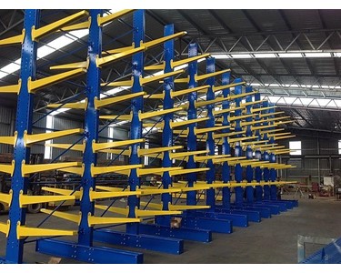 David Hill Industrial Group - Cantilever Racking Powder Coated 