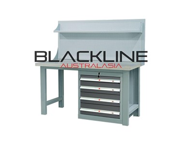 Blackline - Workbench with Pegboard and Draws FY-824SH