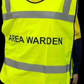 Warden Vest - Yellow Area Warden