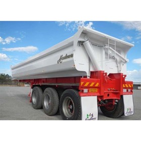 Tri- Axle Side Tipping Trailer