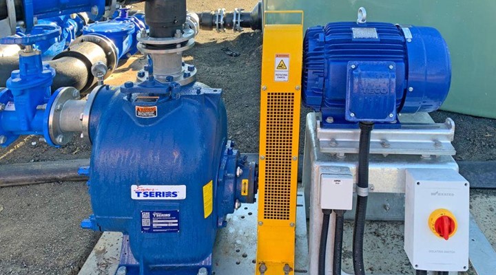 Above Ground Pumps mean less civil works and easy maintenance 