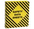 Safetek Get Protected SDS Folder - Black/Yellow