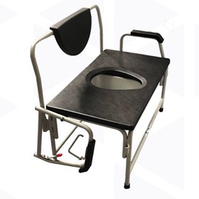Bari Drop Arm Commode Chair