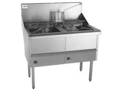 Complete - WFS-2/22 2 Pan Fish and Chips Deep Fryer | 28 Liter Capacity