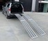 3M Aluminium Curved Folding Lawn Mower Loading Ramps | Heeve x 1-Tonne