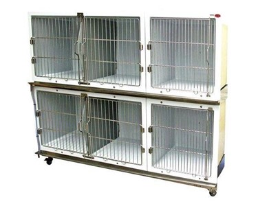 EasyVet - Fibreglass Veterinary Cage Banks 