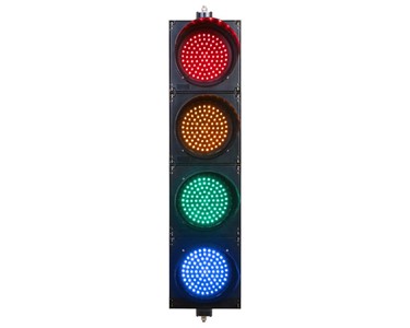 BNR - LED Traffic Lights | 4 Aspect 200mm 12-24VDC or 85-265VAC