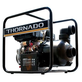 Thornado 3" Chemical Transfer Poly Pump 7HP Diesel Key Start