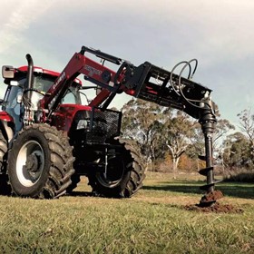 Loaders and Attachments | Post Hole Digger | Case IH
