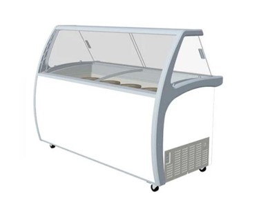 Exquisite - Exquisite Ice Cream Display with Glass Canopy (575L) - SD575S2
