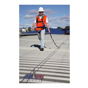 Horizontal Static Safety Lines for Height Safety and Roof Safety