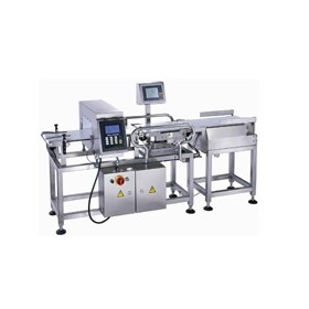 Combination System - Metal detector and check weigher in one