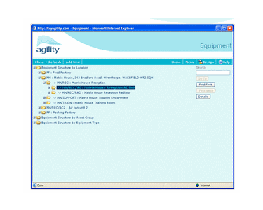 Agility Software / Equipment & Asset Management