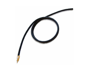 Coaxial cable with plug