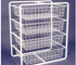 Metal Storage Bins / 4 Shelf Unit