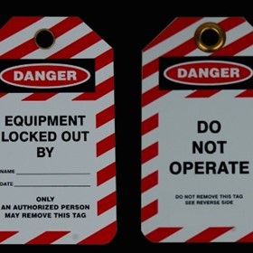 Safety Tags - Lockout Tags