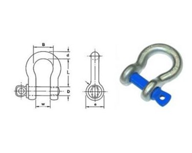 Screw Pin Bow Shackle | Nobles Grade S