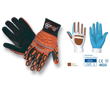 HexArmor - Safety Gloves - GGT5 MUD - 4021