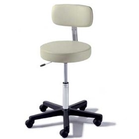 Air Lift Hospital Stool With Back - Midmark/Ritter 273