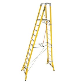 WorkMaster Fibreglass Step Platform Ladder | FPW 3.6