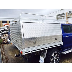 Standard Dual Cab Tray UTE Canopy Combo