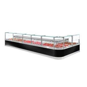 Enixe Lounge Refrigerated Deli Display Case: Meat Counter