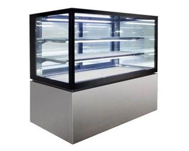 Anvil - Square Glass Floor Standing Cold Food Display Cabinet