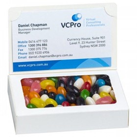 Promotional Product - BizcardBox with your choice of lollies