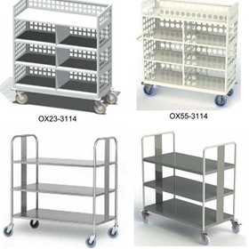 Oxford Clean Linen and Linen Storage Carts