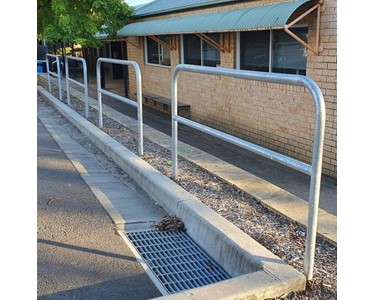 Double Rail U-Bollards - Galvanised