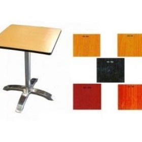 700 x 700 Wood Laminate Cafe Tables | Restaurant Tables