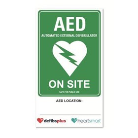 Magnetic AED Sign