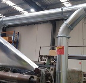 Better ducting system reduces waste clean up Better ducting system reduces waste clean up