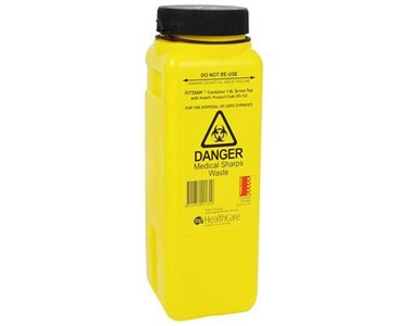 Sharps Container with Screw Lid and Insert 1.8L