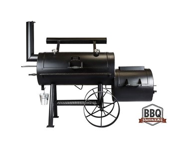 Horizon Smokers - Commercial Offset Smokers I 20in RD Special Marshal Smoker Loaded