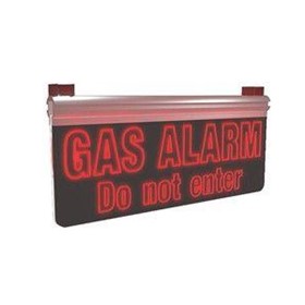 Warning Lights | Gas Alarm Sign 30cm Double Sided EK32