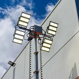 Lighting Towers Combined With Generators