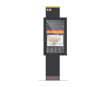 Touchscreens Melbourne - Kiosk Outdoor Directory D2