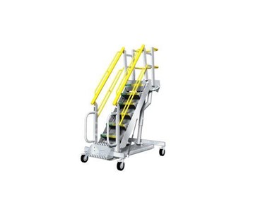SafeRack - Mobile Staircase  - Height Adjustable Stairs – G Series