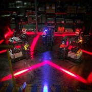 Red Danger Zone Area Warning Light System