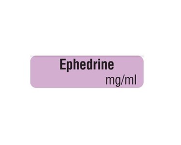 Medi-Print - Drug Identification Label - Lilac | Ephedrine