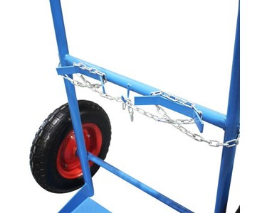 Richmond Wheel & Castor Co - Gas Bottle Trolley with Pneumatic Wheels (GBR002)