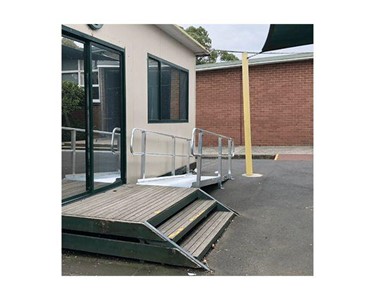 PVI - OnTrac Wheelchair Access Ramp with Handrails | 385kg Capacity