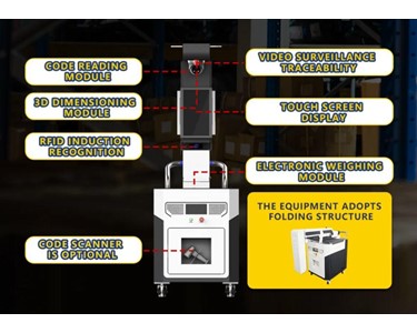 Techsorta - Weighing & Dimensioning system CLD-8000 