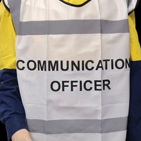 Warden Vest - White Communications Officer