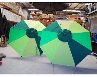 Indoor Outdoor Imports - Commercial Market Umbrella - CAF8-3.0m  Round Straight Edge.